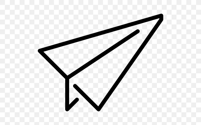 Paper Plane Airplane Logo Business, PNG, 512x512px, Paper, Airplane, Area, Bag, Black And White Download Free