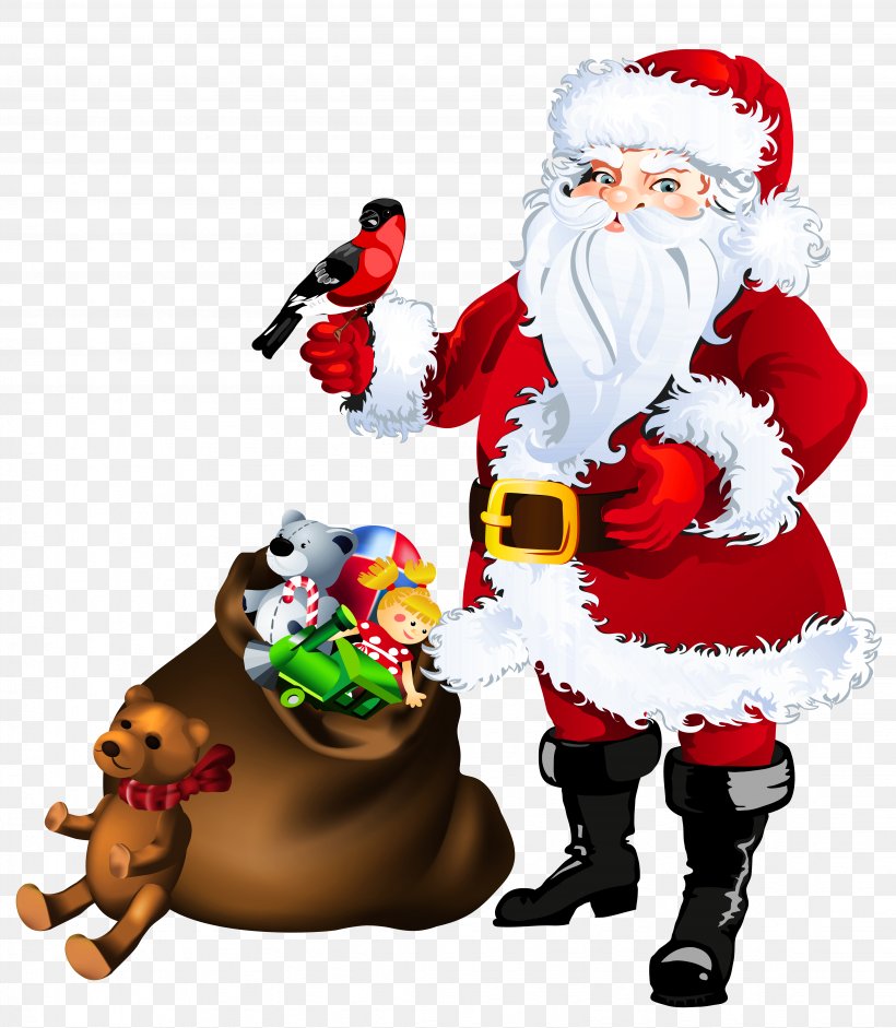 Santa Claus Christmas Toy Mrs. Claus Clip Art, PNG, 4496x5164px, Santa Claus, Christmas, Christmas Card, Christmas Decoration, Christmas Gift Download Free