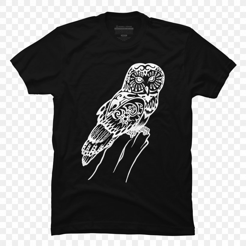 T-shirt Hoodie Clothing Sleeve, PNG, 1800x1800px, Tshirt, Bird Of Prey, Black, Brand, Cap Download Free