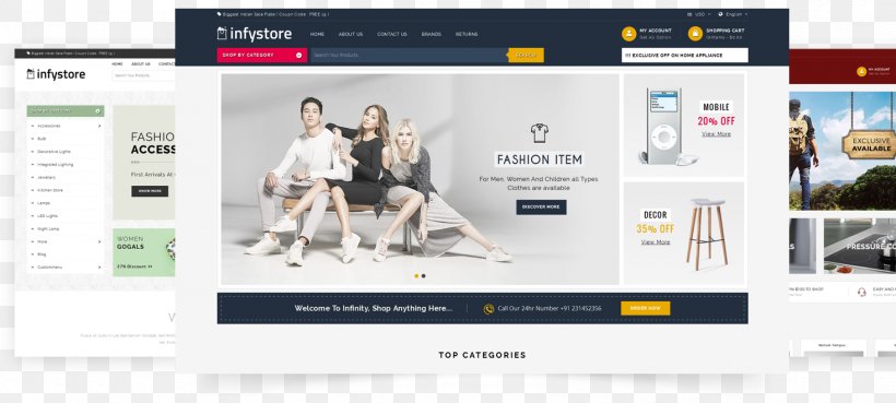 Web Page WordPress WooCommerce E-commerce Theme, PNG, 1468x662px, Web Page, Advertising, Blog, Brand, Computer Software Download Free