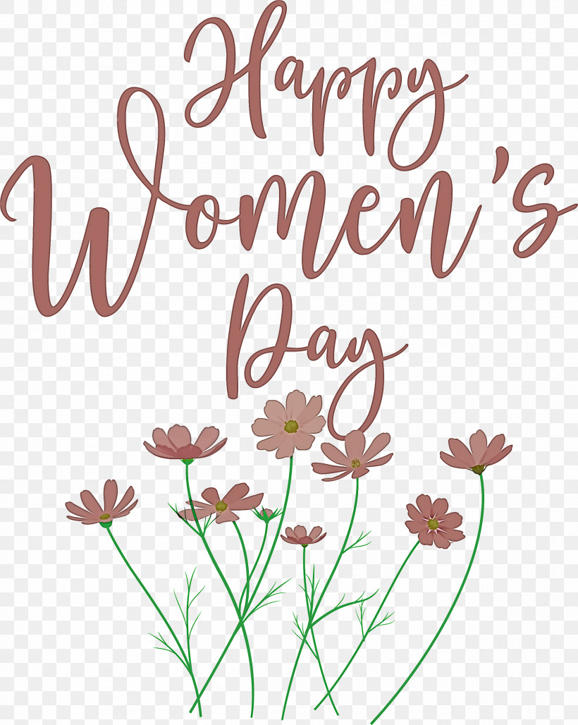 Happy Women’s Day, PNG, 2392x3000px, International Womens Day, Drawing, Floral Design, Holiday, International Day Of Families Download Free