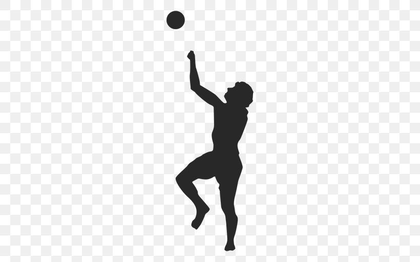 Silhouette Volleyball Transparency, PNG, 512x512px, Silhouette, Ball, Ball Game, Computer, Logo Download Free