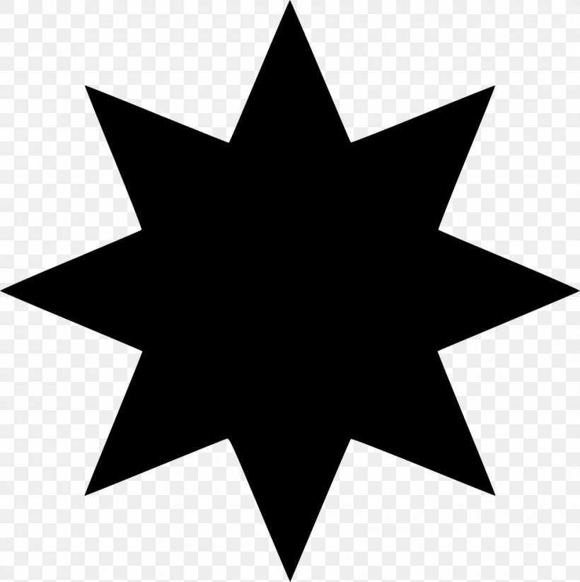 Five-pointed Star Star Polygons In Art And Culture Clip Art, PNG, 980x984px, Fivepointed Star, Black, Black And White, Leaf, Point Download Free
