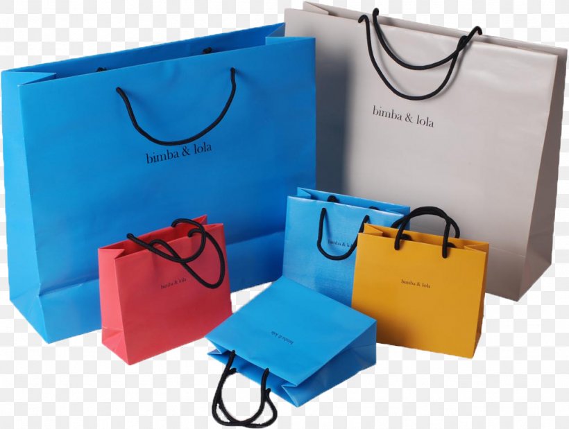 Paper Bag Kraft Paper Shopping Bags & Trolleys Printing, PNG, 1024x774px, Paper, Bag, Box, Corrugated Fiberboard, Electric Blue Download Free