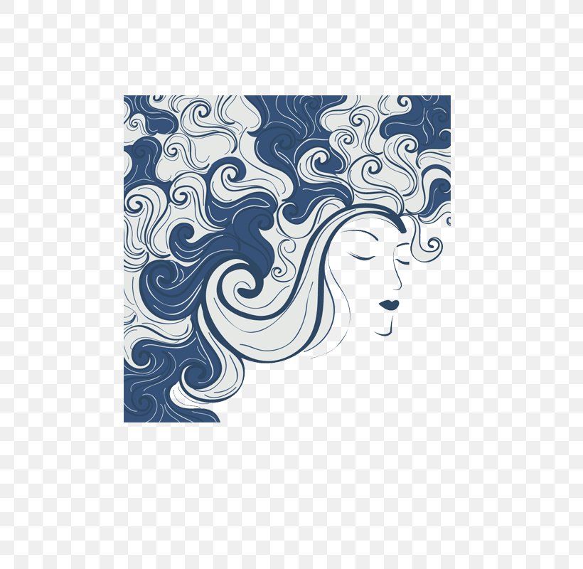 Woman Drawing Illustration, PNG, 800x800px, Woman, Blue, Drawing, Hair, Royaltyfree Download Free