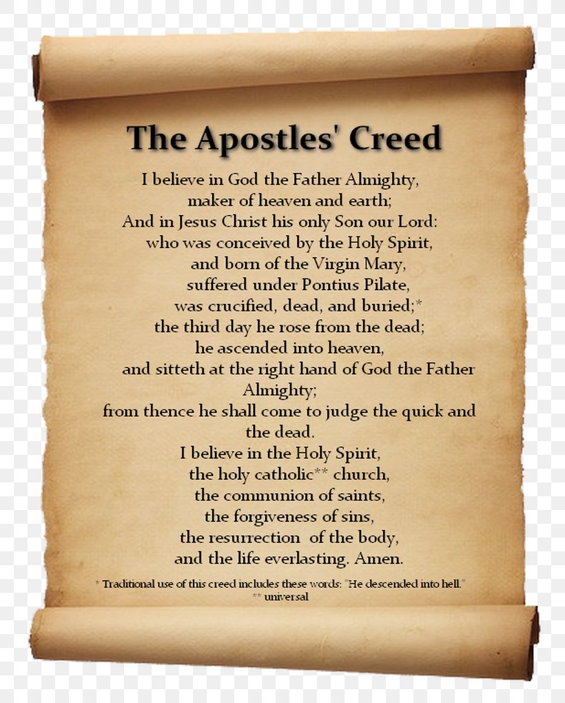 Apostles' Creed Christian Church Catholicism, PNG, 796x1020px, Christian Church, Apostle, Catholic Church, Catholicism, Christianity Download Free
