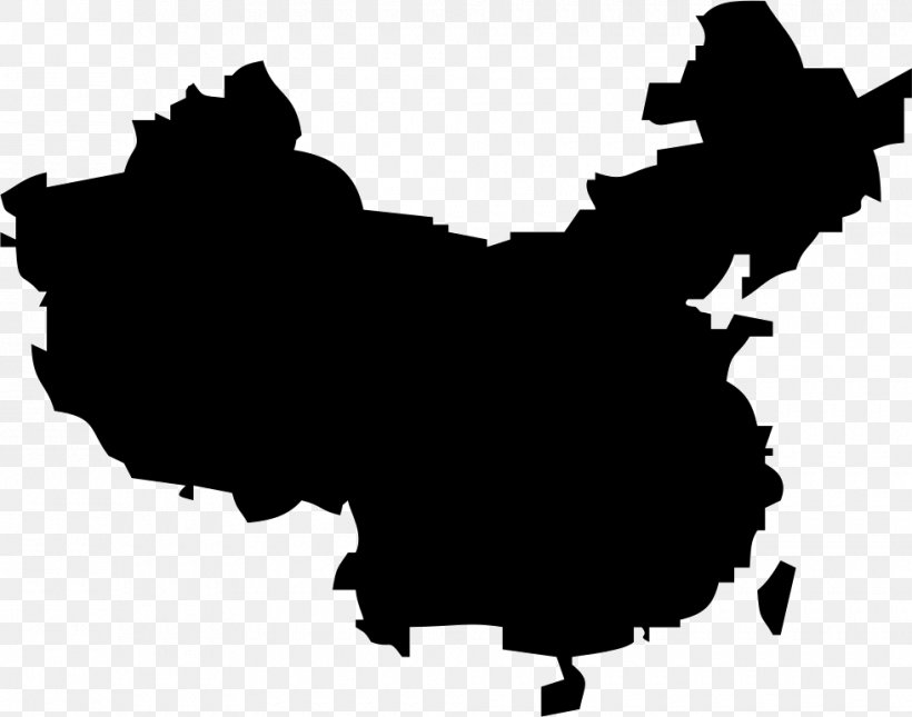 China Vector Graphics Map Clip Art Illustration, PNG, 980x771px, China, Black, Black And White, Flag Of China, Istock Download Free