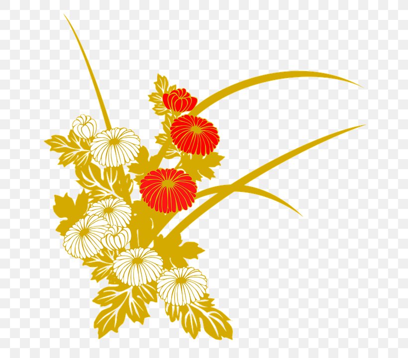 Floral Design Japan Clip Art Flower, PNG, 720x720px, Floral Design, Chrysanthemum, Chrysanths, Cut Flowers, Daffodil Download Free