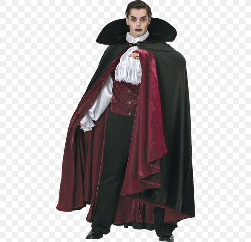 Halloween Costume Vampire Count Dracula, PNG, 500x793px, Costume, Academic Dress, Cape, Child, Cloak Download Free
