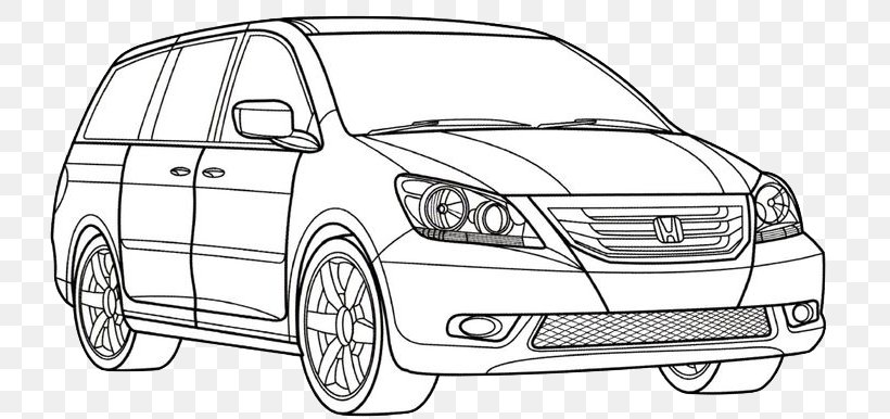 Honda Odyssey Honda Motor Company Minivan Car, PNG, 736x386px, Honda, Artwork, Automotive Design, Automotive Exterior, Automotive Lighting Download Free
