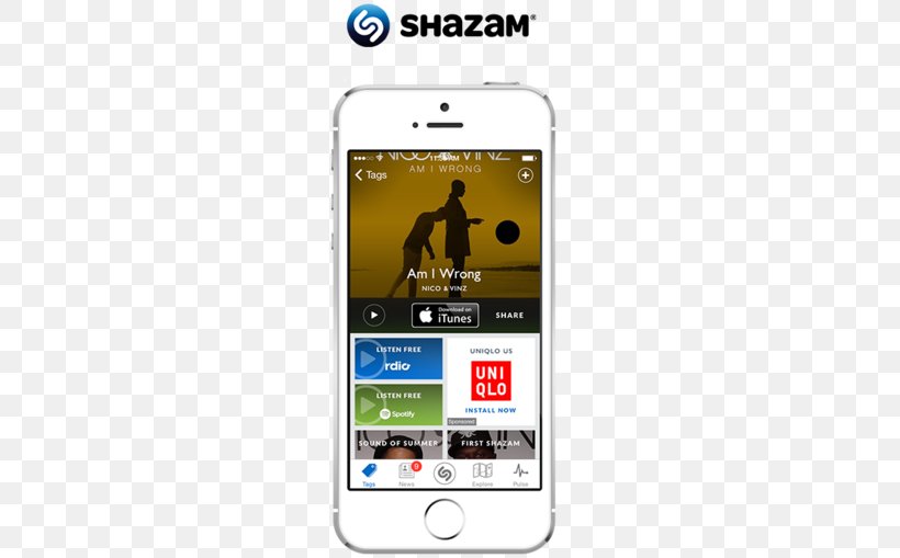 Smartphone Feature Phone Mobile Phones Shazam Advertising, PNG, 500x509px, Smartphone, Advertising, Android, Brand, Cellular Network Download Free