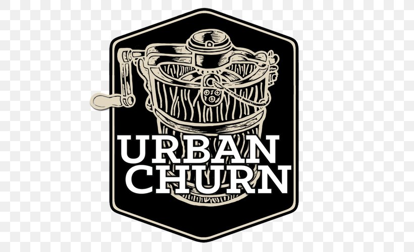 Urban Churn Ice Cream Retail Flavor Broad Street Market, PNG, 500x500px, Ice Cream, Badge, Brand, Churning, Emblem Download Free