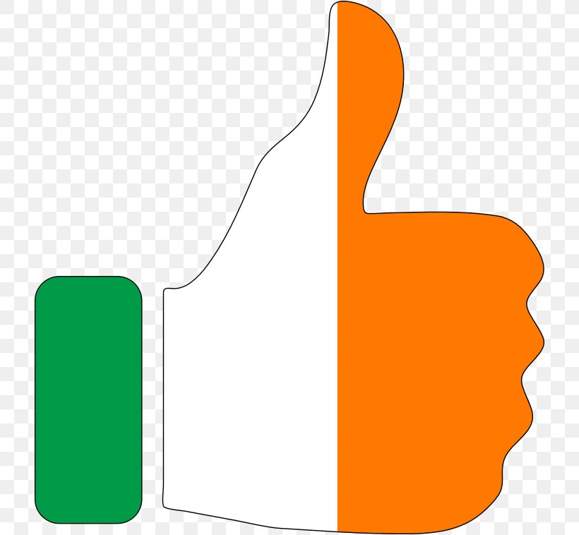 Ireland Thumb Signal Gesture Clip Art, PNG, 724x758px, Ireland, Finger, Flag Of Ireland, Gesture, Hand Download Free