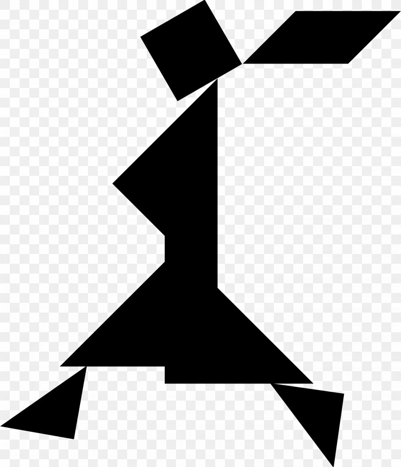 Jigsaw Puzzles Tangram Dissection Puzzle Clip Art, PNG, 2057x2400px, Jigsaw Puzzles, Artwork, Black, Black And White, Dissection Puzzle Download Free