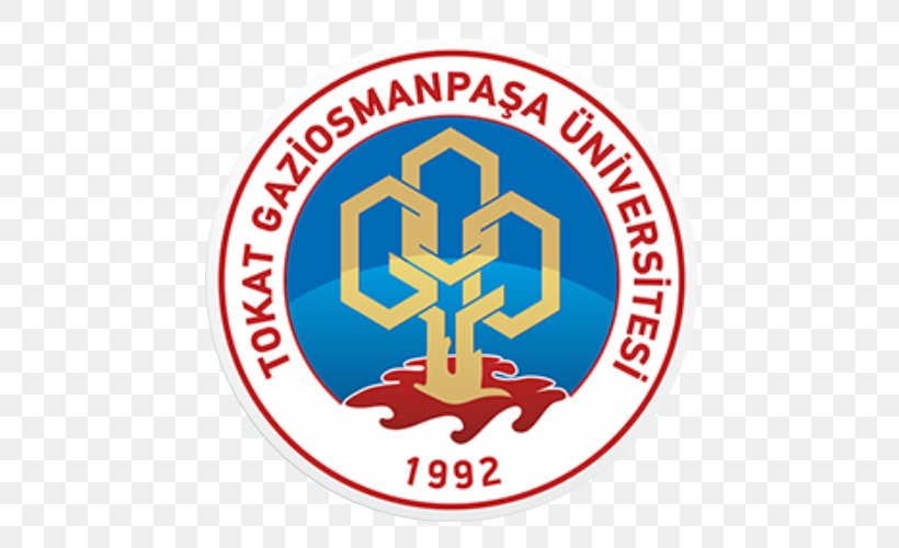 Tokat Gaziosmanpaşa University Emblem Logo Gaziosmanpaşa Üniversitesi, PNG, 500x500px, Emblem, Area, Badge, Brand, Crest Download Free