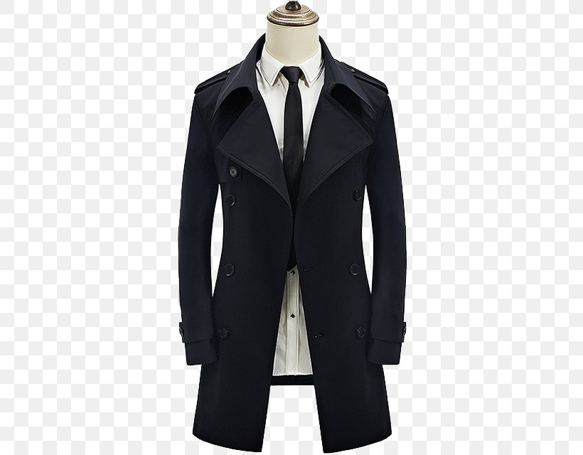 Trench Coat Suit Clothing Outerwear, PNG, 640x640px, Trench Coat, Black, Clothing, Coat, Collar Download Free