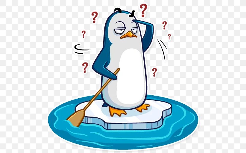 Penguin Sticker Telegram Clip Art Google Allo, PNG, 512x512px, Penguin, Artwork, Beak, Bird, Book Download Free