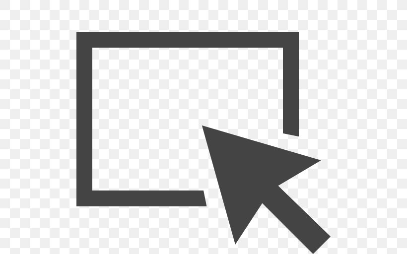 Pointer Arrow, PNG, 512x512px, Pointer, Black, Black And White, Brand, Cursor Download Free