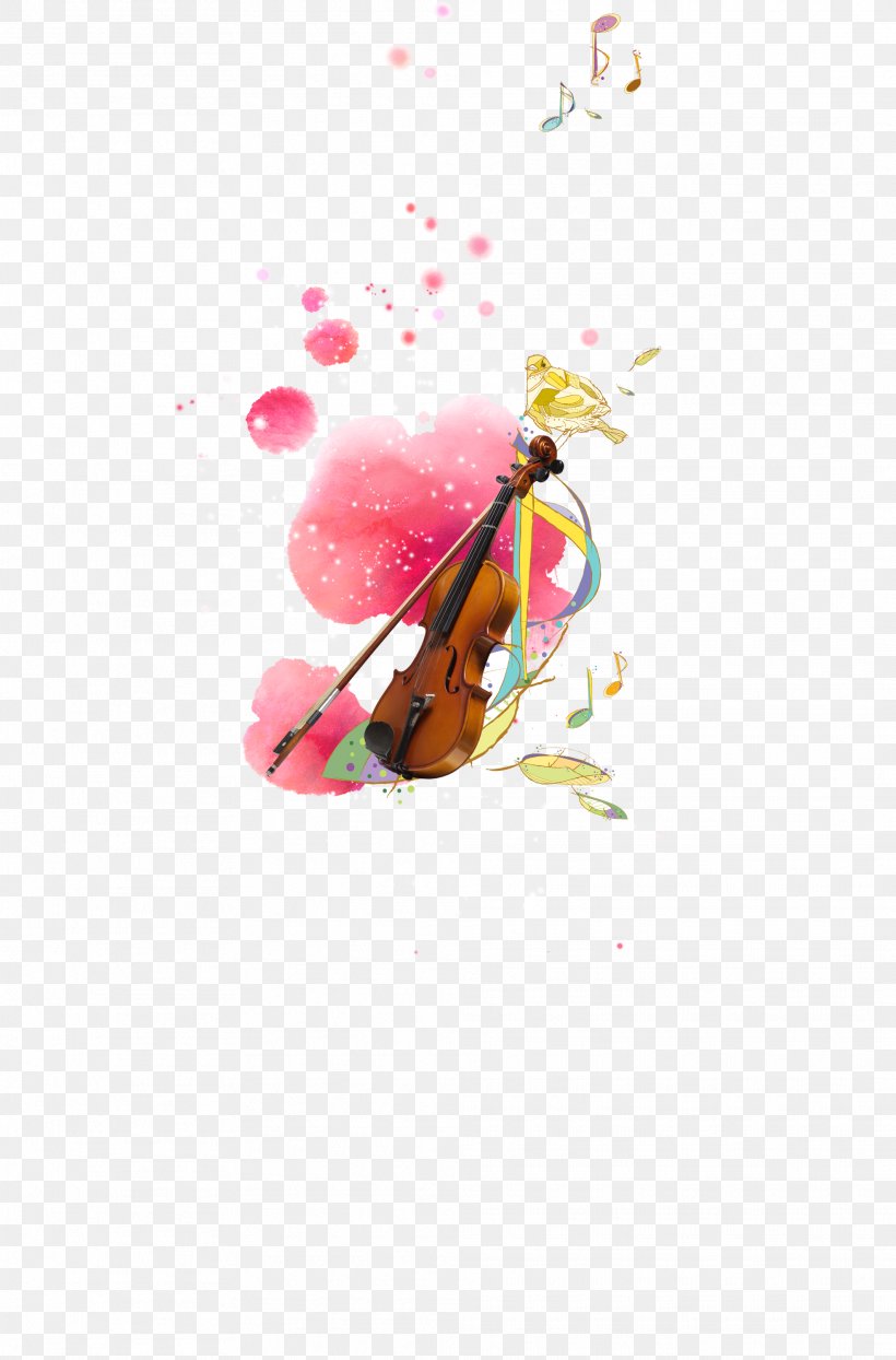 Violin Musical Instrument, PNG, 1976x3000px, Watercolor, Cartoon, Flower, Frame, Heart Download Free