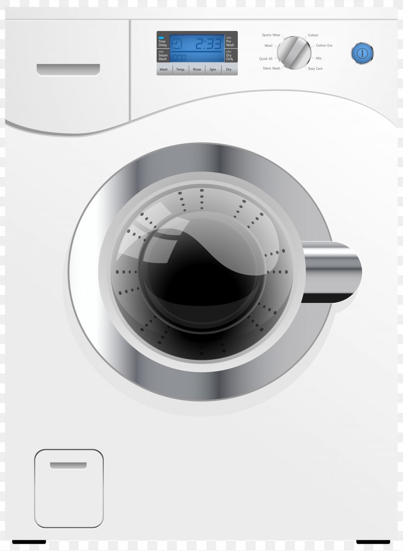 Washing Machines Home Appliance Clothes Dryer Clip Art, PNG, 2924x4000px, Washing Machines, Cleaning, Clothes Dryer, Dishwasher, Hardware Download Free