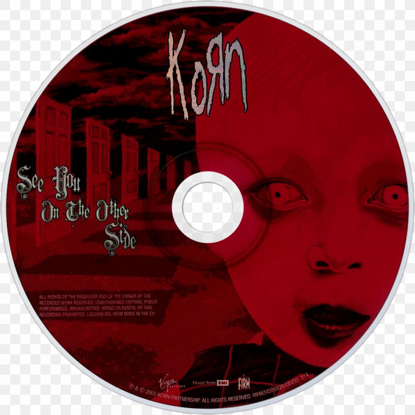 Compact Disc Poster Import Korn, PNG, 1000x1000px, Compact Disc, Dvd, Import, Korn, Label Download Free