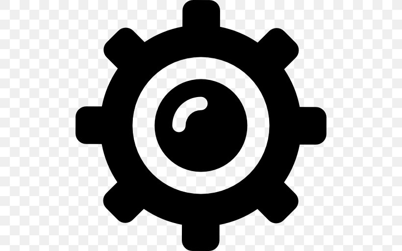 Gear, PNG, 512x512px, Gear, Black And White, Engineering, Silhouette, Symbol Download Free