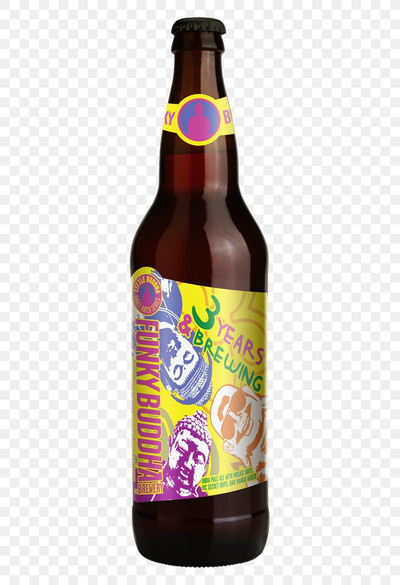 India Pale Ale Funky Buddha Brewery Beer Bottle, PNG, 307x1200px, Ale, Alcohol By Volume, Alcoholic Beverage, Barrel, Beer Download Free