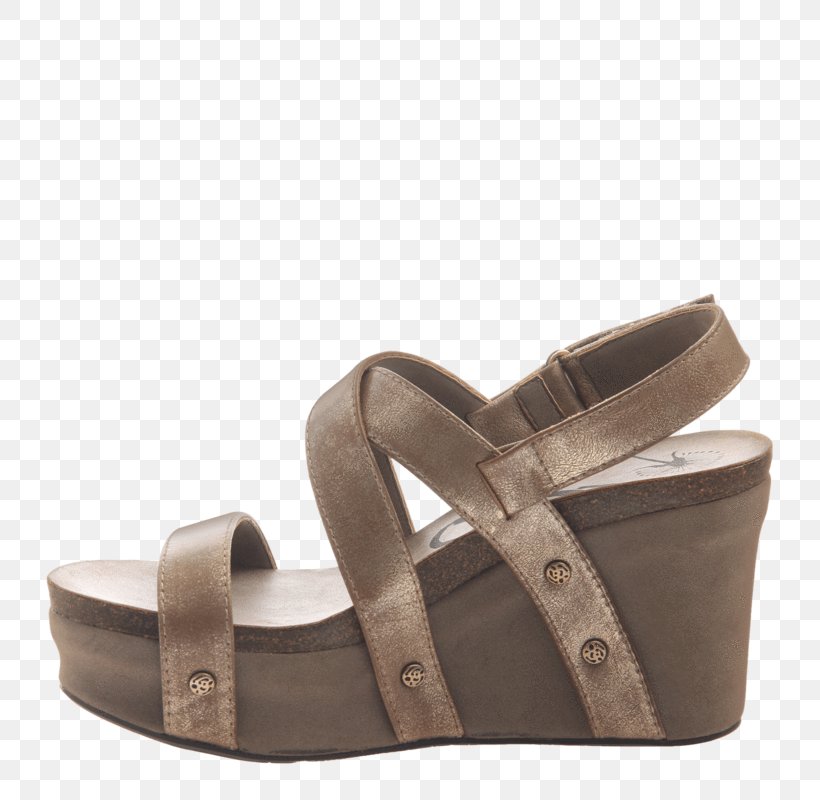 Shoe OTBT Women's Sail Wedge Sandal Suede, PNG, 800x800px, Shoe, Beige, Brown, Footwear, Gold Download Free