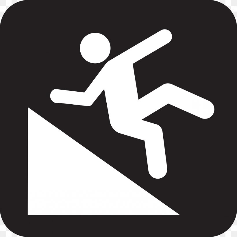 Stairs Falling Premises Liability Clip Art, PNG, 1280x1280px, Stairs, Accident, Area, Black And White, Brand Download Free