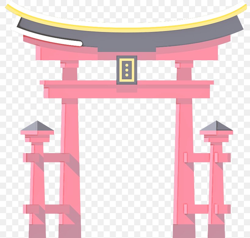 Torii Pink Temple Place Of Worship Shrine, PNG, 800x782px, Torii, Architecture, Pink, Place Of Worship, Shinto Shrine Download Free
