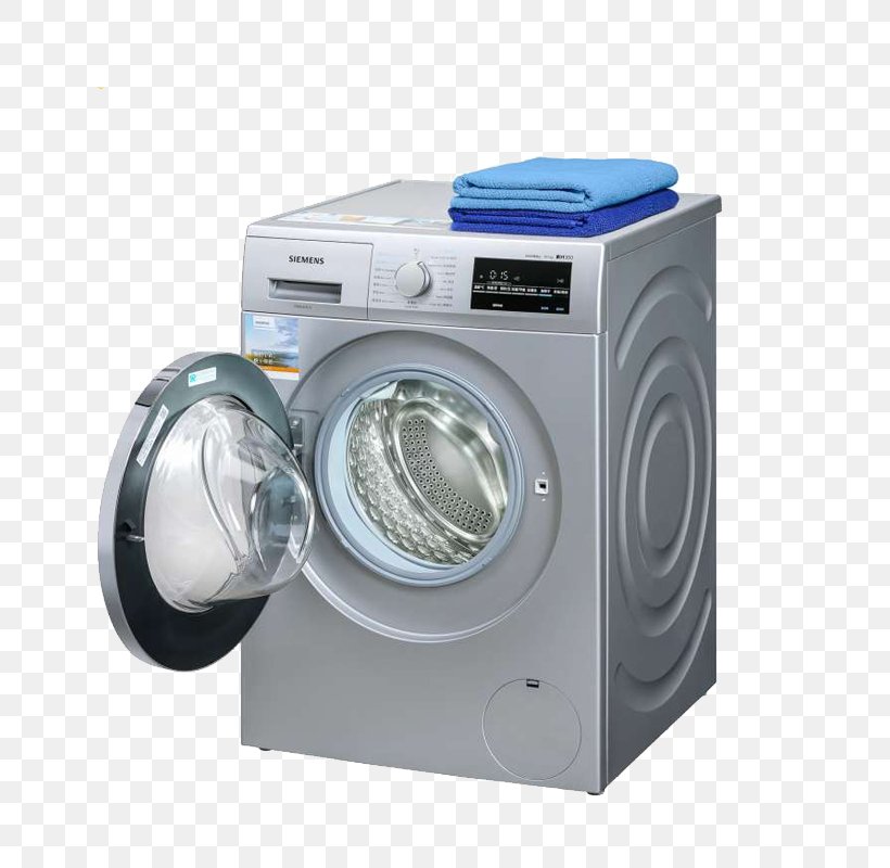 Washing Machine Home Appliance Siemens, PNG, 800x800px, Washing Machine, Clothes Dryer, Electronics, Gratis, Haier Download Free