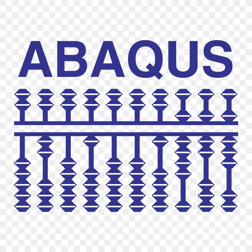 Abaqus Computer Software Business & Productivity Software Simulia Abacus, PNG, 2400x2400px, Abaqus, Abacus, Area, Blue, Brand Download Free