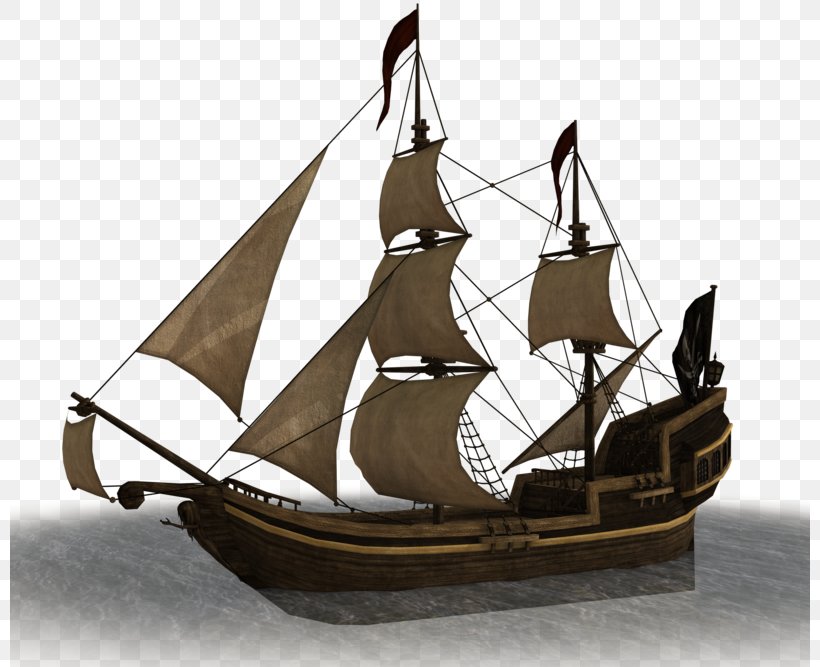 Sailing Ship Boat Galleon Piracy, PNG, 800x667px, Ship, Anchor, Baltimore Clipper, Barque, Boat Download Free