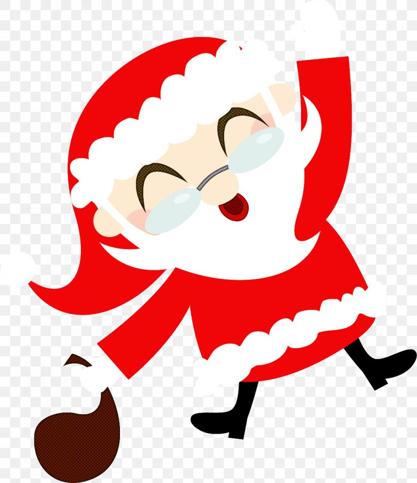 Santa Claus, PNG, 1036x1200px, Cartoon, Fictional Character, Happy, Pleased, Red Download Free