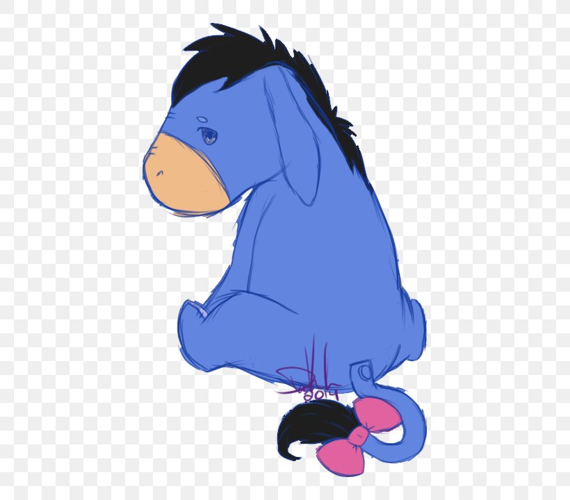 Eeyore Winnie The Pooh Horse, PNG, 648x720px, Eeyore, Art, Carnivoran, Cartoon, Character Download Free