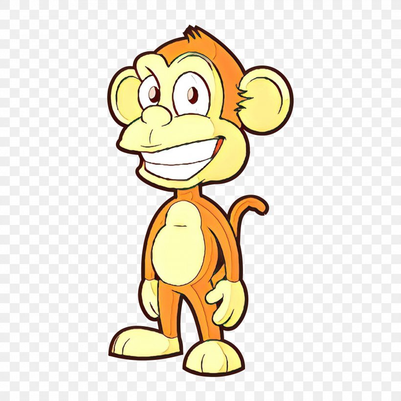 Animated Cartoon Drawing Monkey Image, PNG, 3000x3000px, Cartoon, Animated Cartoon, Animation, Art, Caricature Download Free