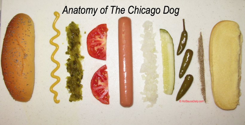Chicago-style Hot Dog Pickled Cucumber, PNG, 1438x738px, Chicago, Bun, Capsicum Annuum, Chicagostyle Hot Dog, Dog Download Free