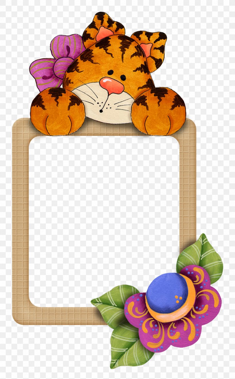 Picture Frames Kitten Tiger Paper Clip Art, PNG, 991x1600px, Picture Frames, Askartelu, Cat, Craft, Cut Flowers Download Free
