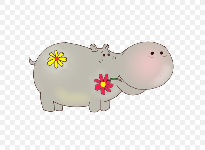 Pig Hippopotamus Cartoon Clip Art, PNG, 600x600px, Pig, Cartoon, Google Images, Hippopotamus, Mammal Download Free
