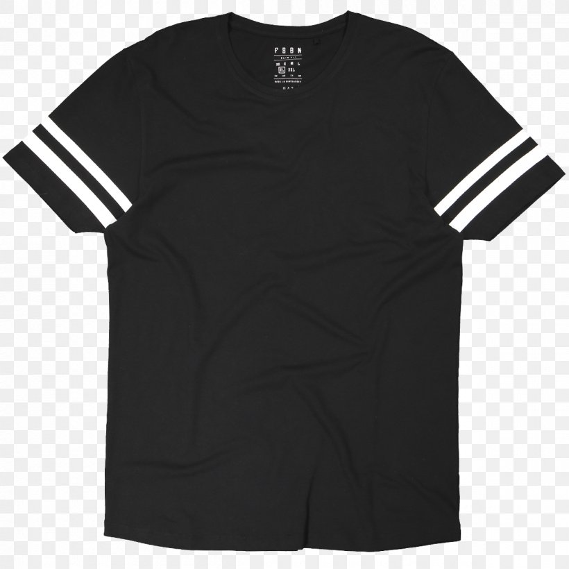 T-shirt Crew Neck Neckline Top, PNG, 1200x1200px, Tshirt, Active Shirt, Black, Brand, Clothing Download Free