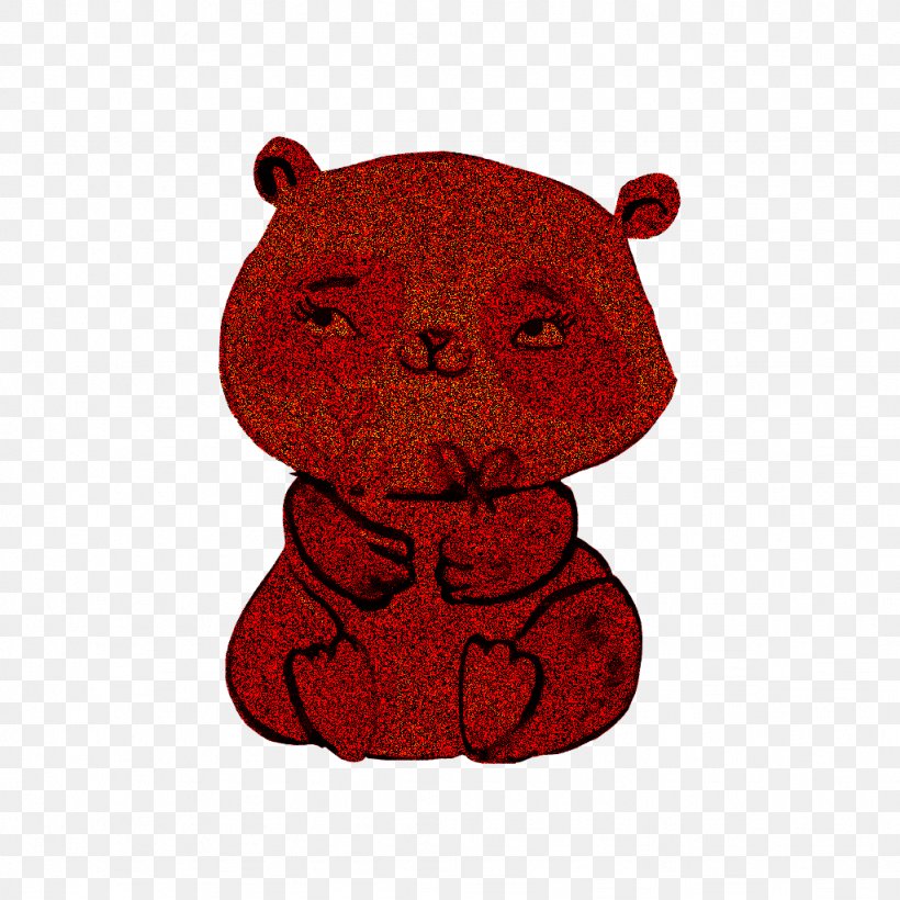 Teddy Bear, PNG, 1024x1024px, Red, Beanie, Bear, Fictional Character, Stuffed Toy Download Free