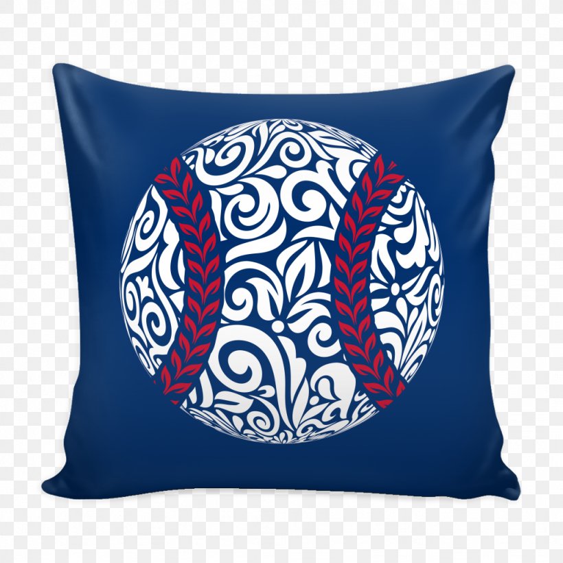 Throw Pillows Softball Catcher Cushion, PNG, 1024x1024px, Pillow, Art, Blue, Catcher, Cobalt Blue Download Free