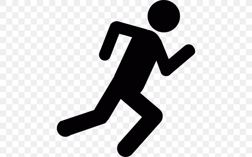 Running Stick Figure Clip Art, PNG, 512x512px, Running, Animation, Area,  Black And White, Finger Download Free