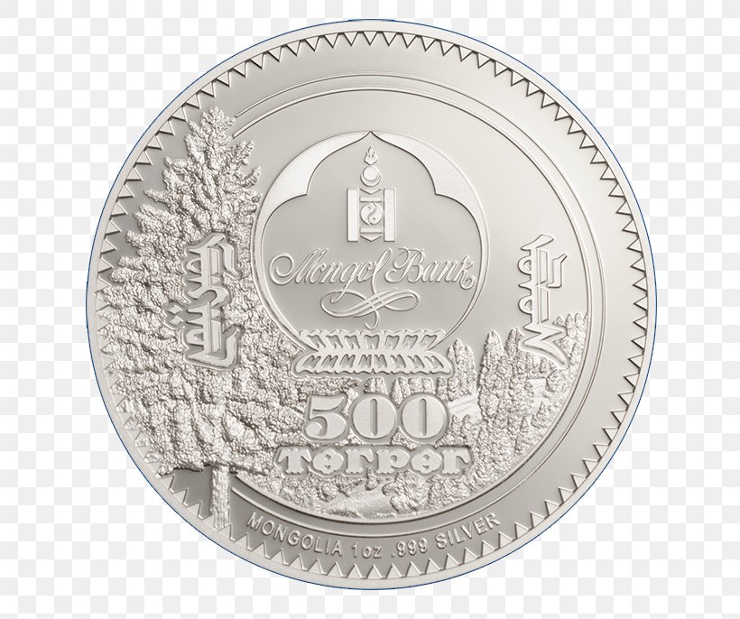 Silver Coin Mongolian Tögrög Silver Coin, PNG, 700x686px, Coin, Currency, Gold, Gold Coin, Mint Download Free