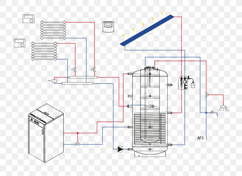 Boiler Agua Caliente Sanitaria Kettle Berogailu Plumbing, PNG, 750x596px, Boiler, Agua Caliente Sanitaria, Area, Berogailu, Diagram Download Free