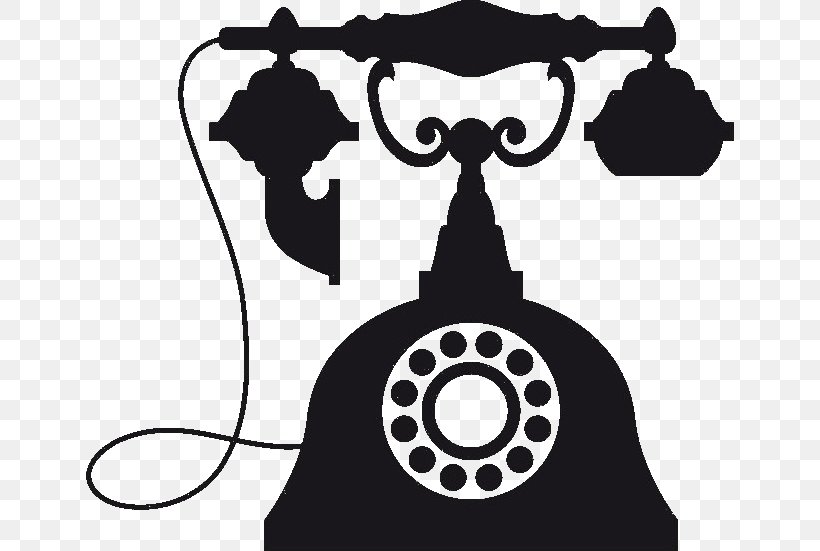 Telephone IPhone Clip Art, PNG, 648x551px, Telephone, Black, Black And White, Candlestick Telephone, Communication Download Free