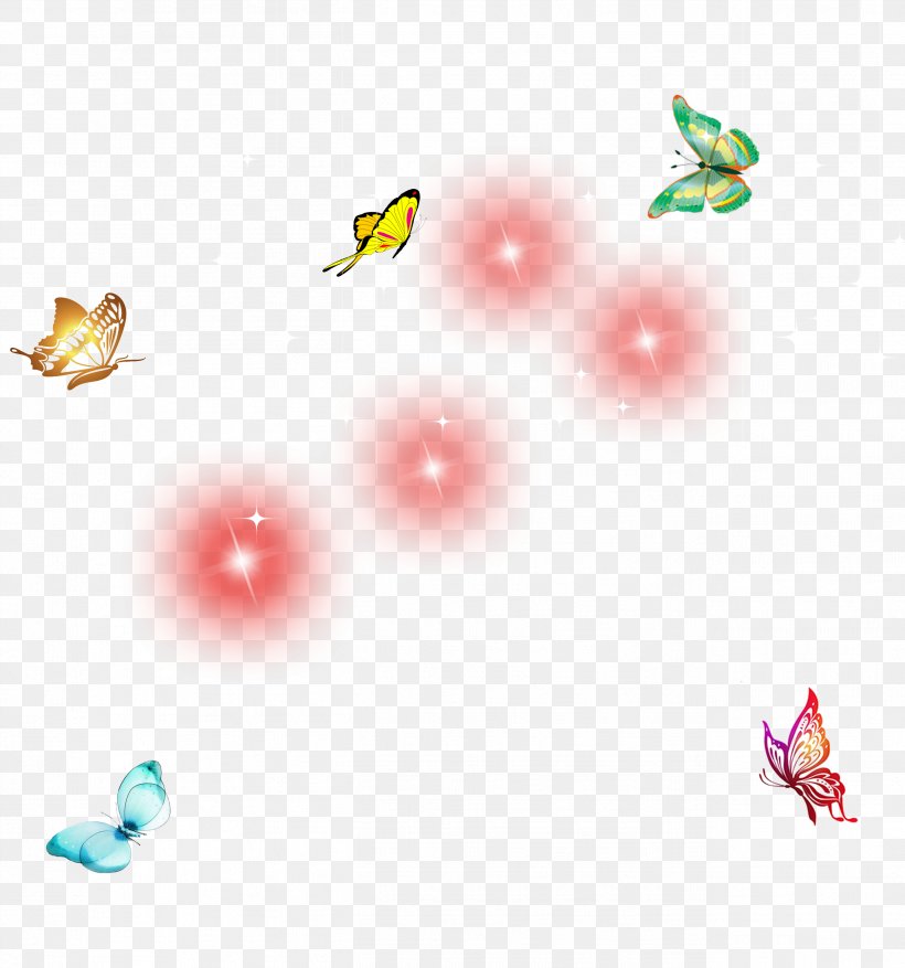 Butterfly Light, PNG, 2598x2779px, Butterfly, Color, Flower, Light, Material Download Free