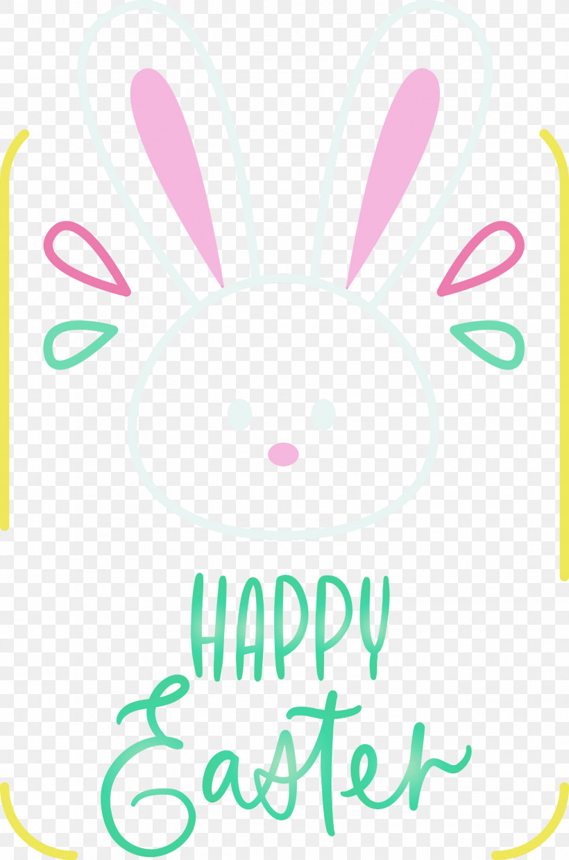 Easter Bunny, PNG, 1984x3000px, Easter Day, Easter Bunny, Happy Easter Day, Paint, Pink Download Free