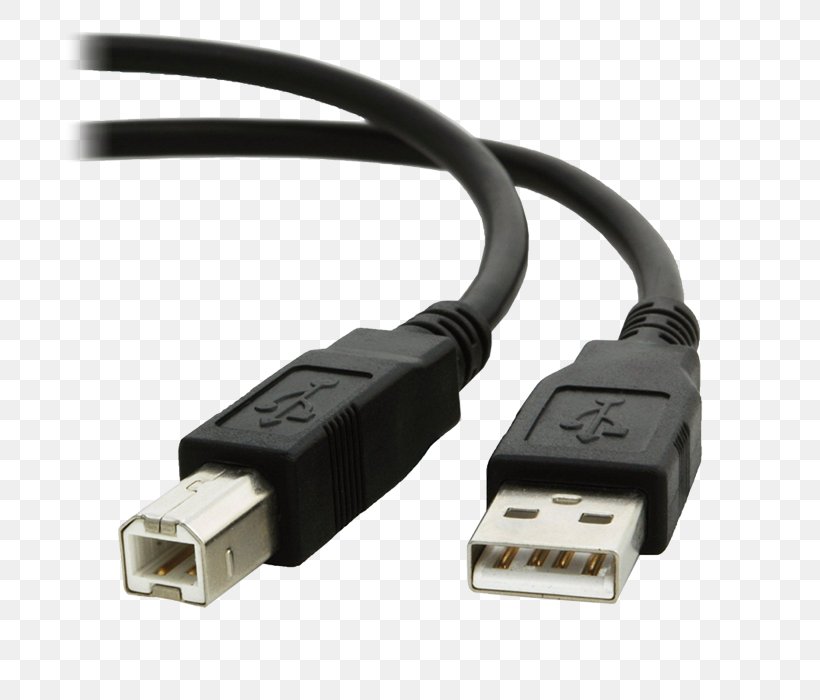 Hewlett-Packard Printer Cable USB Multi-function Printer, PNG, 700x700px, Hewlettpackard, Adapter, Cable, Canon, Data Transfer Cable Download Free
