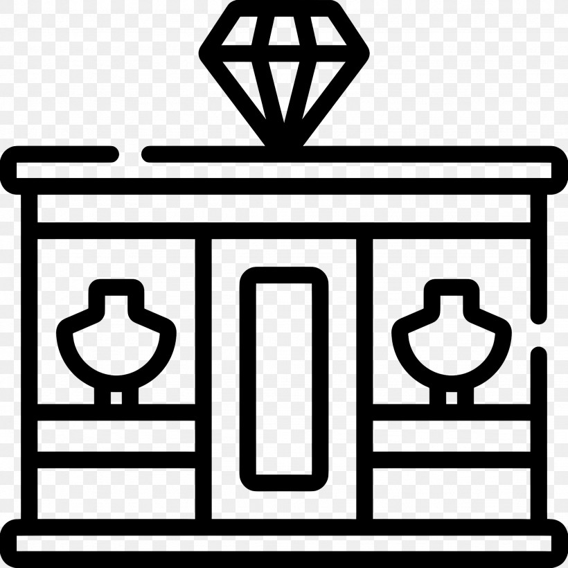 Jewellery Shop - Jewelry Store Icon With Diamond PNG